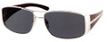 Prada PR66HS Sunglasses 5AV7W1 GUN METAL COAL MIRROR