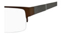 Giorgio Armani 730 Eyeglasses 0DFK Br SATIN GRAY (5517)
