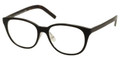 Dior Homme 0151 Eyeglasses 068D Blk Aluminum Havana 52-17-140