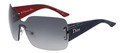 DIOR LADYLADY 3/S Sunglasses 0EYI Palladium Blue Red 00-00-120