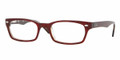 Ray Ban RX5150 Eyeglasses 2023 Red Transp Avana (5019)