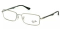 Ray Ban RB 6211 Eyeglasses 2509 Silver Black 53-17-140