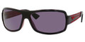 Emporio Armani 9697/S Sunglasses 04O8Y1 SHINY Blk RED (6415)