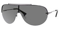 Emporio Armani 9717/S Sunglasses 0KJ1P9 DARK RUTHENIUM (9901)
