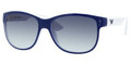 Emporio Armani 9763/S Sunglasses 00D168 BLUE Wht (5715)