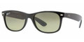 Ray Ban RB2132 Sunglasses 901/76 Black Crystal Polar Blu Grad.Green