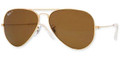 Ray Ban RB3025 Sunglasses 001/57 Arista Crystal Br Polarized