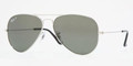Ray Ban RB3025 Sunglasses 003/58 Slv 62-14-140