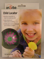 InSite Flower Style Child tracker locator in packaging