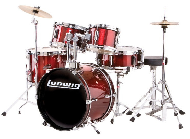 Ludwig Junior Drum Set Drum PemulaLudwig Junior Drum Set Drum Pemula  