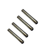 REPLACEMENT AXLE WITH RETAINING CLIPS, FITS THE AF6G STATIONARY DOLLY SET of 4