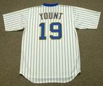 ROBIN YOUNT Milwaukee Brewers 1984 Majestic Cooperstown Throwback Home Jersey