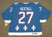 RON HEXTALL Quebec Nordiques 1992 Away CCM Throwback NHL Hockey Jersey - BACK