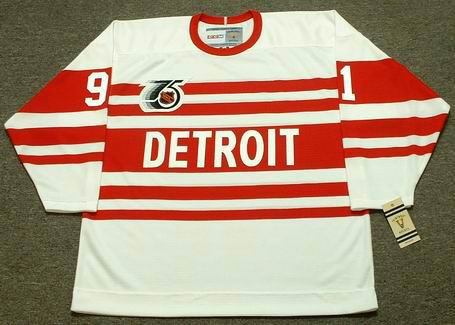 red wings throwback jersey
