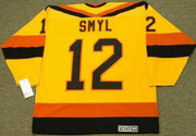 STAN SMYL Vancouver Canucks 1985 CCM Vintage Throwback Home NHL Hockey Jersey