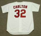 STEVE CARLTON St. Louis Cardinals 1967 Majestic Cooperstown Throwback Home Baseball Jersey