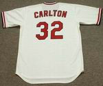 STEVE CARLTON St. Louis Cardinals 1971 Majestic Cooperstown Home Baseball Jersey