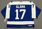 WENDEL CLARK Toronto Maple Leafs 1992 Away CCM Throwback NHL Hockey Jersey - BACK