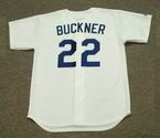 BILL BUCKNER Los Angeles Dodgers 1976 Home Majestic Baseball Throwback Jersey - BACK