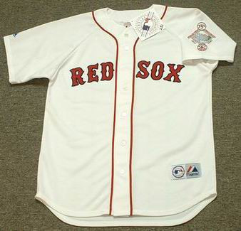 BOSTON RED SOX 1987 Home Majestic Throwback Personalized MLB Jerseys - FRONT