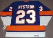 BOB NYSTROM New York Islanders "Rookie" 1973 CCM Vintage Throwback Hockey Jersey