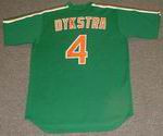 LENNY DYKSTRA New York Mets 1985 Majestic Cooperstown Throwback "St. Patty's Day" Baseball Jersey