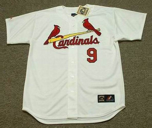 BOB UECKER St. Louis Cardinals 1964 Home Majestic Baseball Throwback Jersey - Front