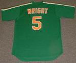 DAVID WRIGHT New York Mets 1980's Majestic Cooperstown "St. Patty's Day" Jersey