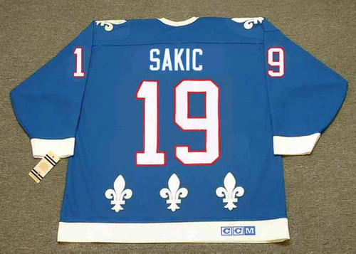 joe sakic quebec nordiques jersey