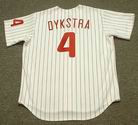 LENNY DYKSTRA Philadelphia Phillies 1993 Majestic Throwback Home Baseball Jersey