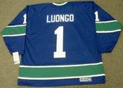 ROBERTO LUONGO Vancouver Canucks 1970's CCM Vintage Throwback Home Jersey