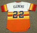 ROGER CLEMENS Houston Astros Majestic Cooperstown Throwback Baseball Jersey