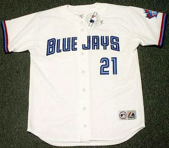 Majestic Roger Clemens Toronto Blue Jays 1997 Throwback Home