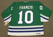 RON FRANCIS 1986 Away CCM Hartford Whalers Jersey - BACK