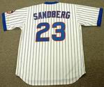 RYNE SANDBERG Chicago Cubs 1989 Majestic Cooperstown Throwback Home Jersey