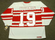 STEVE YZERMAN Detroit Red Wings 1992 CCM NHL Vintage Throwback Jersey - BACK