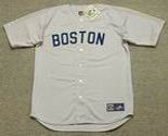 BOSTON RED SOX 1980's Majestic Cooperstown Throwback Away Baseball Jersey