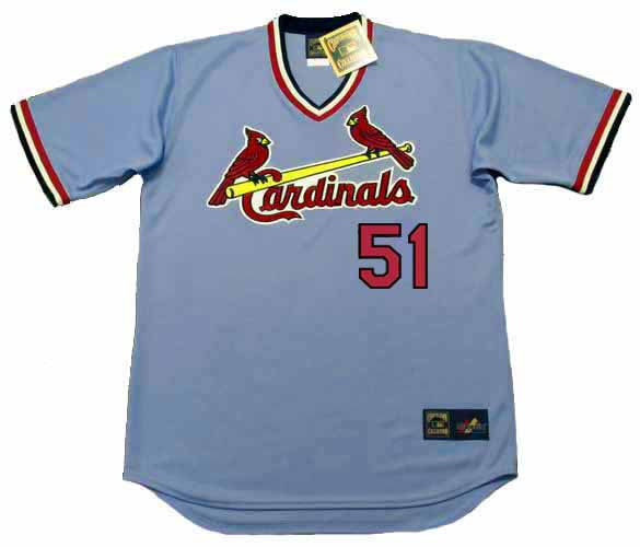 WILLIE McGEE St. Louis Cardinals 1982 Away Majestic Throwback