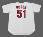 WILLIE McGEE St. Louis Cardinals 1996 Home Majestic Throwback Baseball Jersey - BACK
