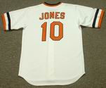 ADAM JONES Baltimore Orioles 2008 Home Majestic Throwback Baseball Jersey - BACK