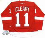 2010 Reebok Home Detroit Throwback DANIEL CLEARY Red Wings Hockey Jersey - BACK