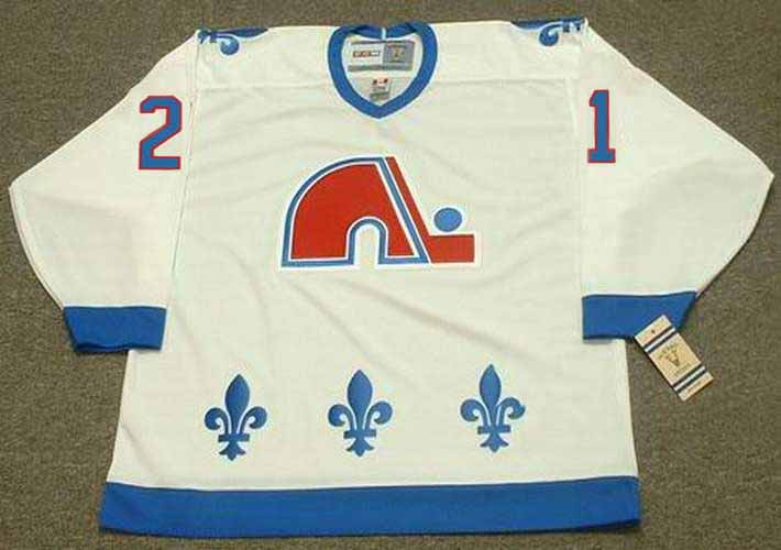 peter forsberg quebec nordiques jersey