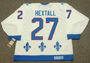 RON HEXTALL Quebec Nordiques 1992 Home CCM Vintage Throwback Hockey Jersey - BACK