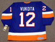 MICK VUKOTA New York Islanders 1993 Away CCM Vintage Throwback NHL Hockey Jersey - BACK