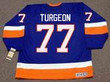 PIERRE TURGEON New York Islanders 1993 Away CCM Vintage Throwback Hockey Jersey - BACK