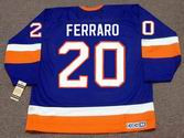 RAY FERRARO New York Islanders 1993 Away CCM Vintage Throwback NHL Hockey Jersey - BACK