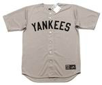 LOU GEHRIG New York Yankees 1929 Away Majestic Cooperstown Throwback Jersey - FRONT