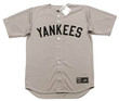 Babe Ruth 1929 New York Yankees Cooperstown Away Vintage Throwback Baseball Jersey - FRONT