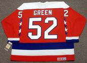 MIKE GREEN Washington Capitals 1980's CCM Vintage Throwback NHL Hockey Jersey