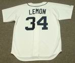 CHET LEMON Detroit Tigers 1984 Home Majestic Throwback Baseball Jersey